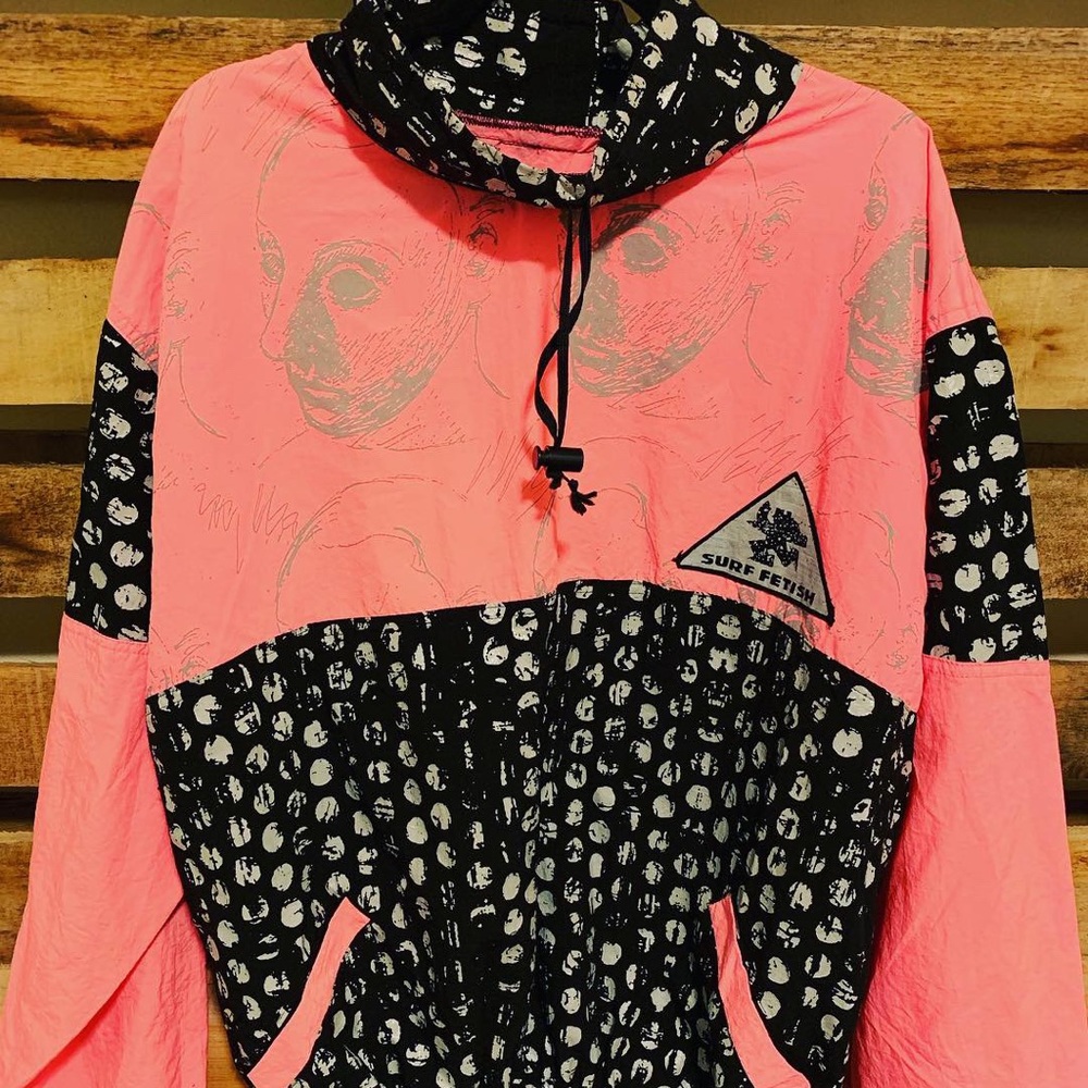 90s vintage surf fetish pullover